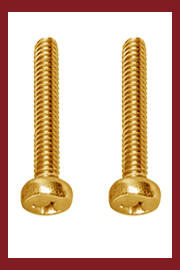 Cross Recessed Pan Head Machine Screws ISO 7045 - DIN 7985 Brass
